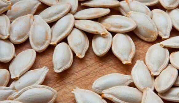 Pumpkin seeds used to fight worms in the body